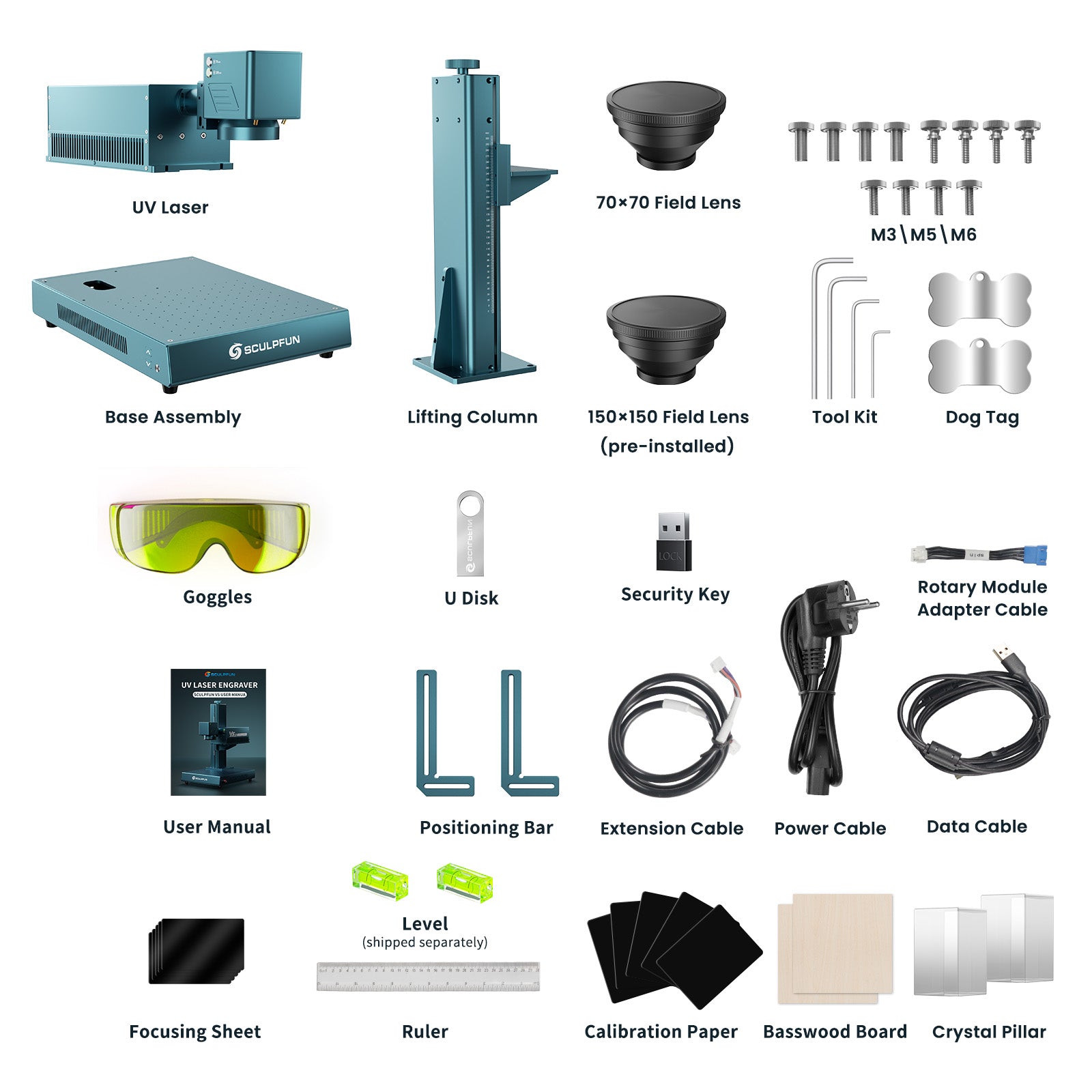 sculpfun v5 inhalt dargoncut
